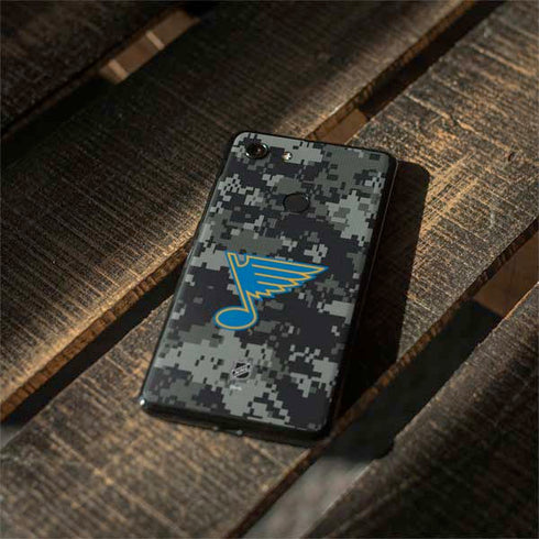 NHL St. Louis Blues Camo Google Pixel 3 XL Skin